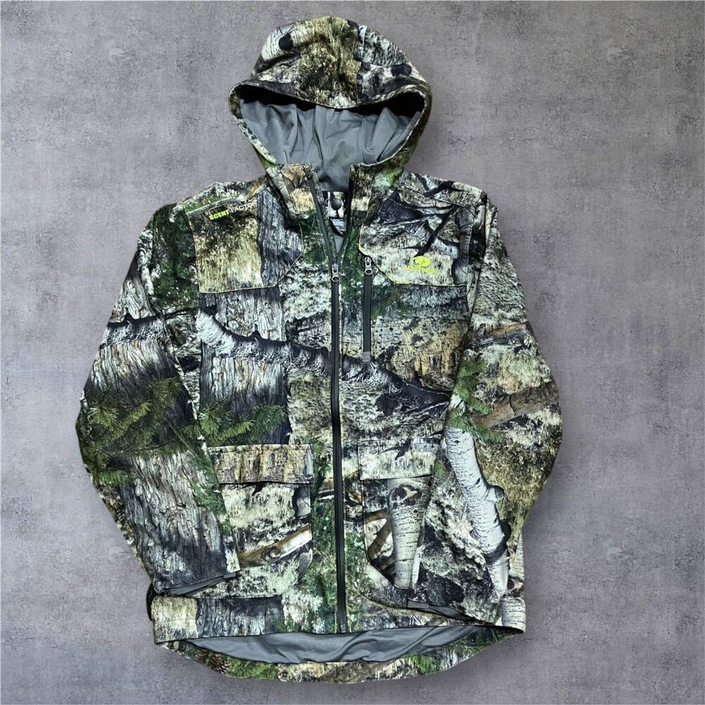 Mossy Oak Scent Factor Castlerock Camo Full Zip Hooded Jacket Youth Boys Size XL - Picture 1 of 10